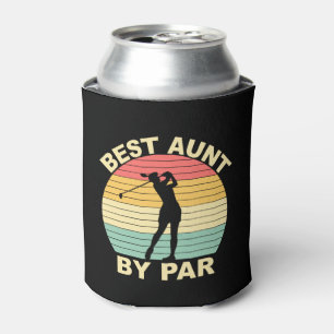 Best Aunt By Par - Golfing Can Cooler