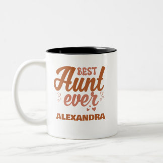 Best Aunt Eve Two-Tone Coffee Mug
