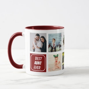 Best Aunt Ever 8 Custom Photo Mug