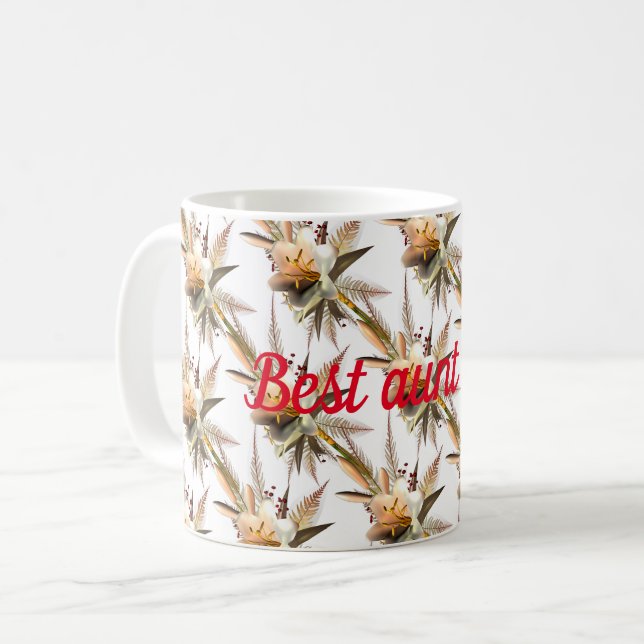 Best aunt ever coffee mug (Front Left)