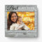 Best Aunt Ever Custom Photo Rustic Grey Wood