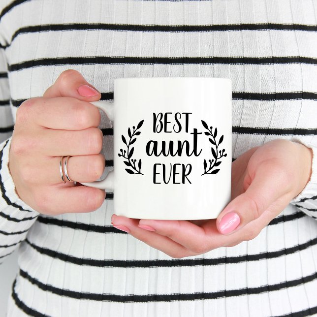Best Aunt Ever Personalised Coffee Mug (Creator Uploaded)