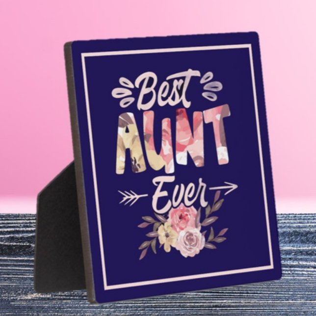 Best Aunt! Special gift plaque for Aunt (Creator Uploaded)