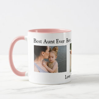 Best Auntie Ever | Personalised Photo Mug