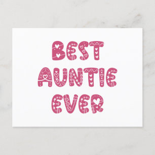 Best Auntie Ever Postcard