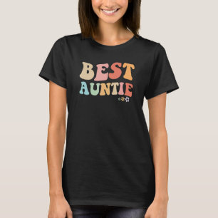 Best Auntie vintage floral design to auntie from n T-Shirt