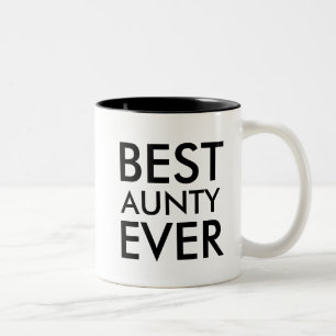 Best Aunty Ever   Valentines Day Gift Two-Tone Coffee Mug