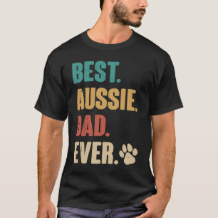 Best Aussie Dad  Australian Shepherd Dog T-Shirt