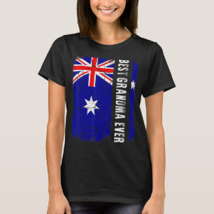 Best Australian Grandma Ever Australia Flag Mother T-Shirt