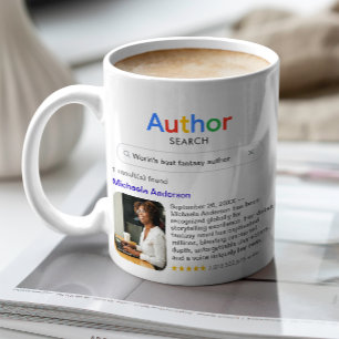 Best Author Ever Photo & Message Writer Gift Coffee Mug