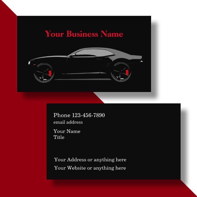 Best Automotive Business Cards (Creator Uploaded)