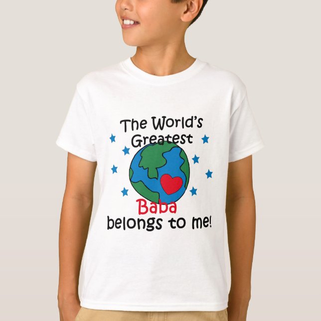 Best Baba Belongs to me T-Shirt (Front)