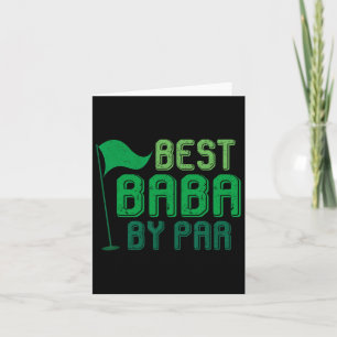Best Baba By Par Gifts For Father's Day Golfer Dad Card