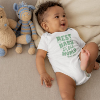 Best baby in the world baby bodysuit
