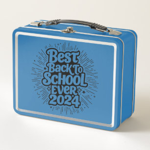 Best Back To School Ever 2024 Design Metal Lunch Box