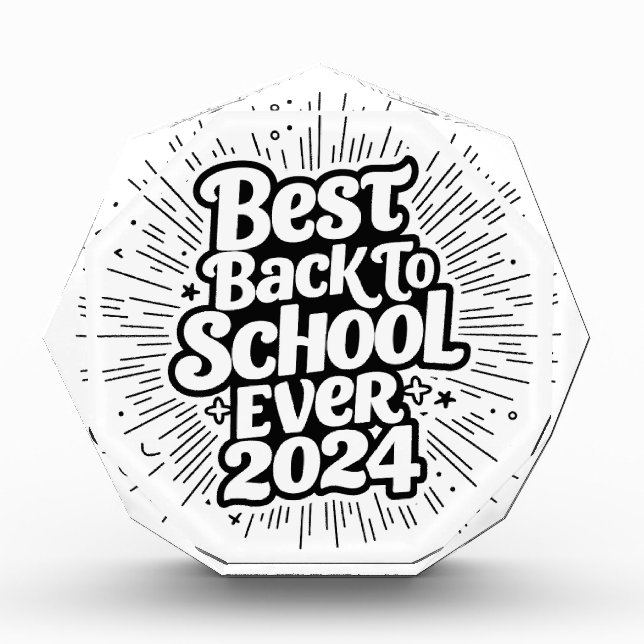Best Back To School Ever 2024 Design Photo Block (Front)