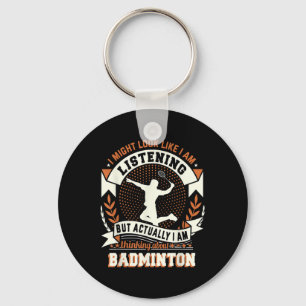 Best Badminton Lover Badminton Coach Smash Key Ring