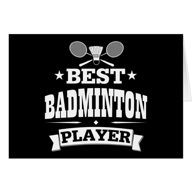 Best Badminton Player (Front Horizontal)