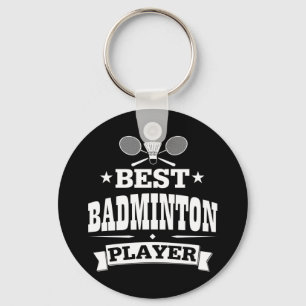 Best Badminton Player Key Ring