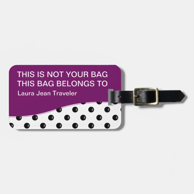 Best Baggage Tags (Front Horizontal)