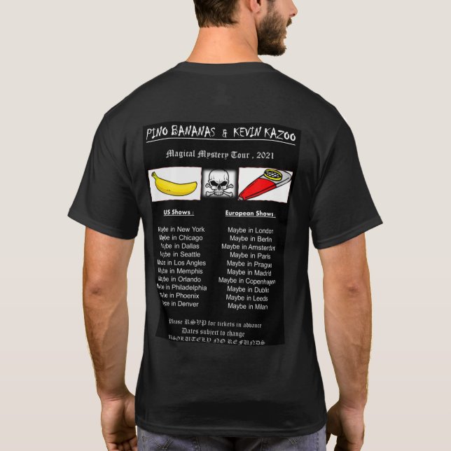 Best Bands World Tour 2021 T-Shirt (Back)