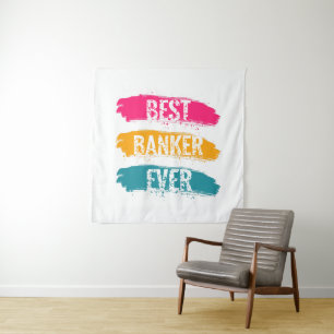 Best Banker Ever Tapestry