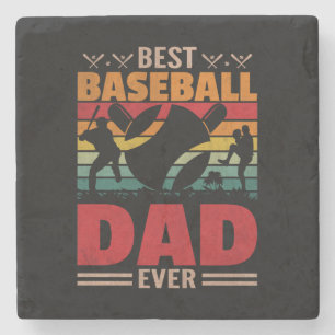 Best Baseball Dad Ever Stone Coaster