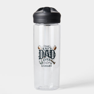 Best Baseball Dad Ever Water Bottle