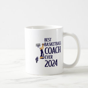 Best Basketball Coach Ever 2024 Coffee Mug