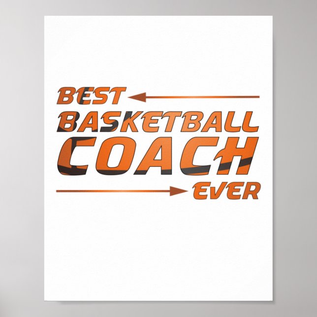 Best Basketball Coach Ever  Poster (Front)