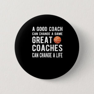 Best Basketball Coach Gifts Basketball Coaching 6 Cm Round Badge