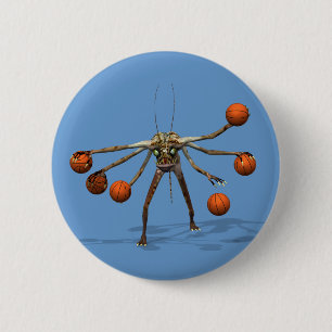 Best Basketball Dribbler 6 Cm Round Badge