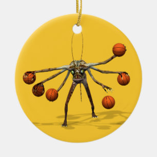 Best Basketball Dribbler Ceramic Tree Decoration