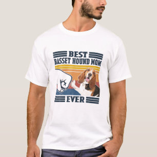 Best Basset Hound Mum Ever Funny Dog Mum Mothers G T-Shirt