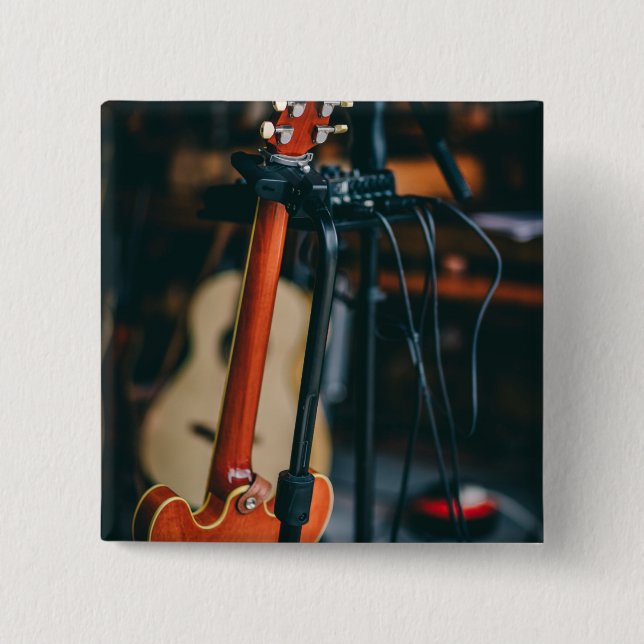 Best Bassist Gift 15 Cm Square Badge (Front)