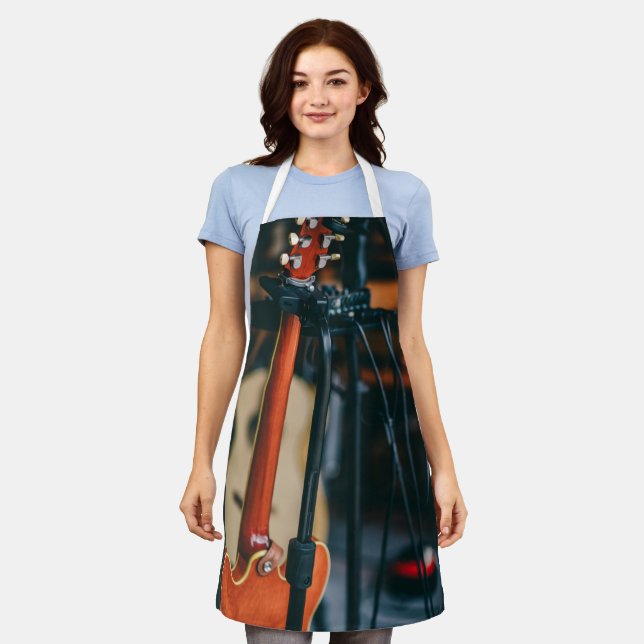 Best Bassist Gift Apron (Worn)