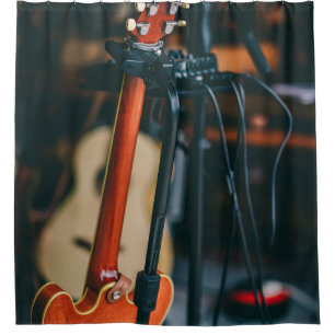 Best Bassist Gift Shower Curtain