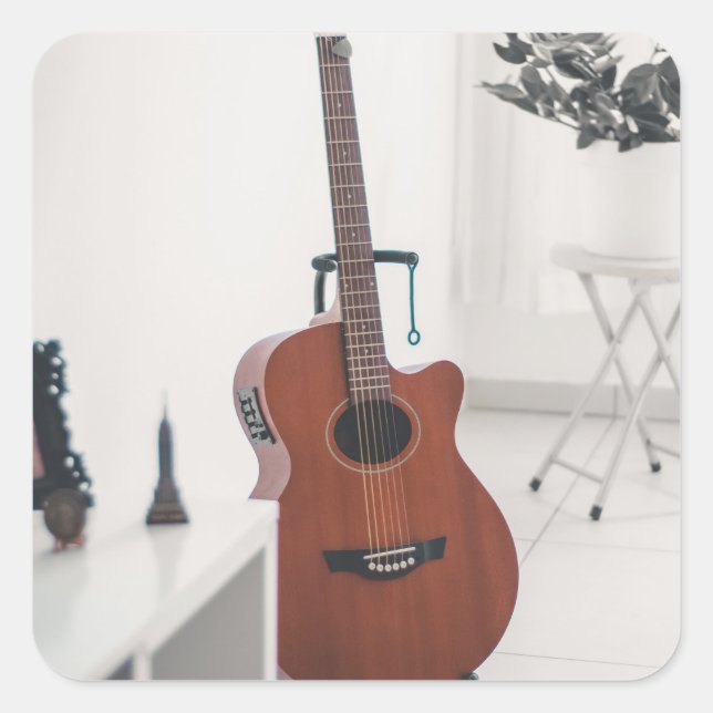 Best Bassist Gift Square Sticker (Front)