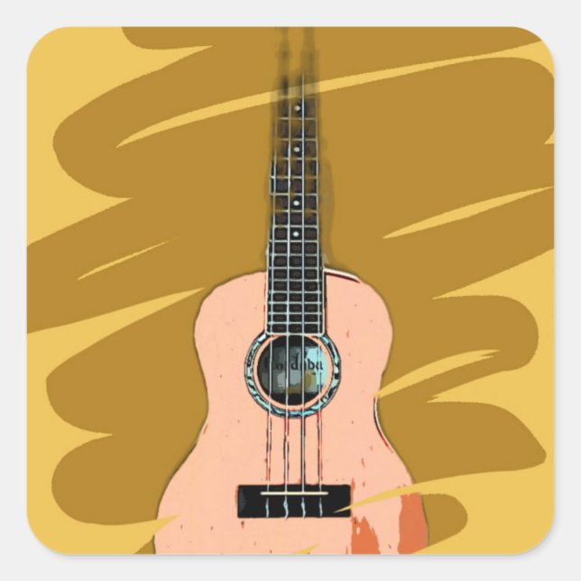 Best Bassist Gift Square Sticker (Front)