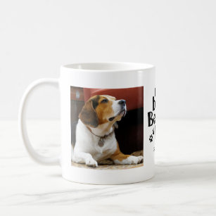 Best Beagle Dad 2 Photo Template  Coffee Mug