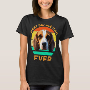 Best Beagle Dad Ever Cute Beagle Dog T-Shirt