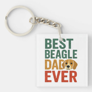 Best Beagle Dad Ever Key Ring