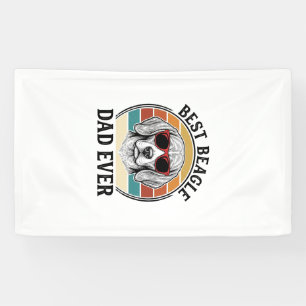 Best Beagle Dad Ever Vintage Beagle Shirt Design_1 Banner