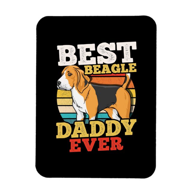 Best Beagle Dog Daddy Ever Magnet (Vertical)