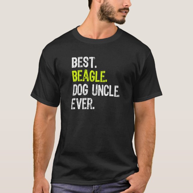 Best Beagle Dog Uncle Ever T-Shirt (Front)