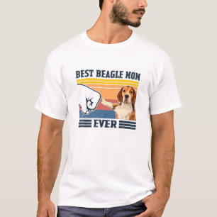 Best Beagle Mom Ever Vintage Mother Day Christmas T-Shirt