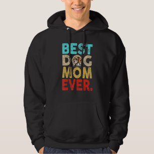 Best Beagle Mum Ever Vintage Dog Hoodie