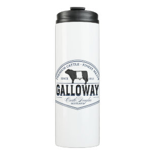 Best Belted Galloway Cattle Breed Badge Belties Thermal Tumbler