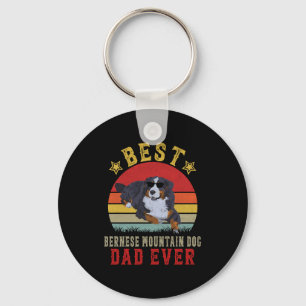 Best Bernese Mountain Dog Dad Key Ring