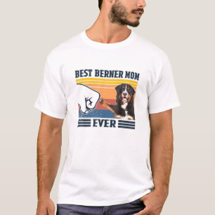 Best Bernese Mountain Dog Mum Ever Vintage Mother T-Shirt